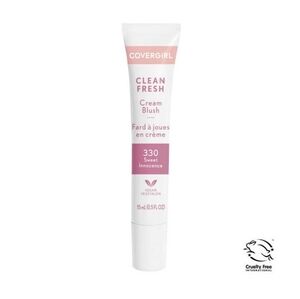 Covergirl Clean Fresh Cream Blush # 330 Sweet Innocence Vegan Cruelty-free
